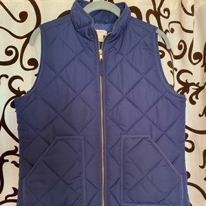 J. Crew Navy puffer vest